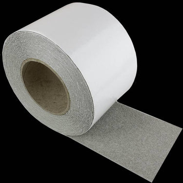 Stufenmarkierung Kautschuk grau 1 mm, Breite 100 mm, Länge 1,000 cm für die visuelle Markierung von Treppenstufen