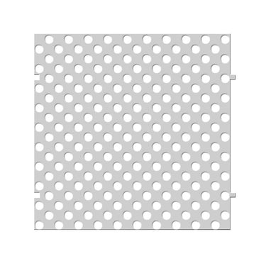 Montageschablone für taktile Bodenindikatoren Stahl Breite 460 mm 1 Stück