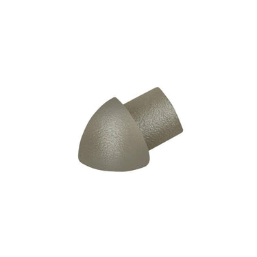 Aussenecke Aluminium feinstruktur beigegrau (RAL 7006) 6 mm Blister 2 Stück