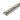 Viertelkreis-Abschlussprofil Aluminium gebürstet hochglanzeloxiert titan 10 mm 250 cm