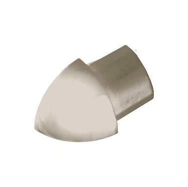 Aussenecke Aluminium gebürstet hochglanzeloxiert titan 10 mm Blister 2 Stück