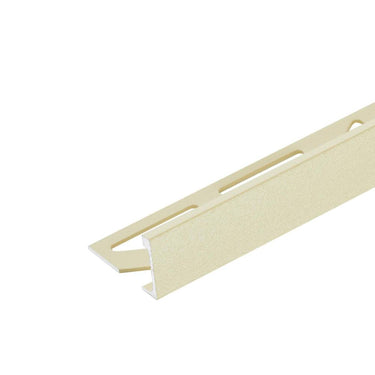 Zubehör für Winkelabschlussprofil Aluminium strukturbeschichtet perlweiss (RAL 1013) Länge 250 cm