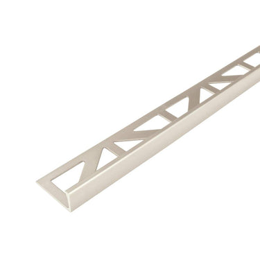 Winkelabschlussprofil Aluminium pulverbeschichtet sand RAL 0808005, Höhe 12,5 mm, Länge 300 cm