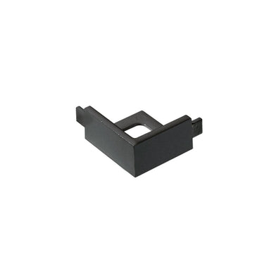Aussenecke für Winkelabschlussprofil pulverbeschichtet schwarzgrau matt (RAL 7021) 8 mm