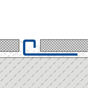 Quadratisches Abschlussprofil Edelstahl V2A unbehandelt 11 mm, Länge 300 cm für Wand- und Bodenbeläge