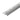 Quadratisches Abschlussprofil Aluminium unbehandelt natur 11 mm, Länge 250 cm für Wand- und Bodenbeläge