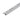 Quadratisches Abschlussprofil Aluminium pulverbeschichtet betongrau (RAL 0006500) 11 mm, Länge 250 cm für Wand- und Bodenbeläge