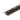 Diamond-Cut Abschlussprofil Aluminium strukturbeschichtet graubraun (RAL 8019) 10 mm Länge 250 cm für Wand- und Bodenbeläge
