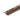 Diamond-Cut Abschlussprofil Aluminium strukturbeschichtet terrabraun (RAL 8028) 8 mm Länge 250 cm für Wand- und Bodenbeläge