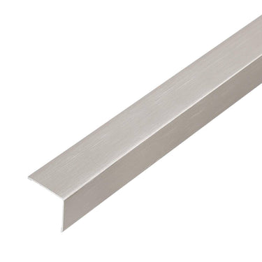 Kantenschutzprofil Aluminium eloxiert, gebürstet silber 25 mm, Breite 25 mm, Länge 250 cm für Aussenecken und stark beanspruchte Wandkanten