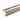 Arbeitsplattenprofil Aluminium eloxiert titan 11 mm, Länge 250 cm für Arbeitsplatten, Küchenbereiche und geflieste Belagskanten