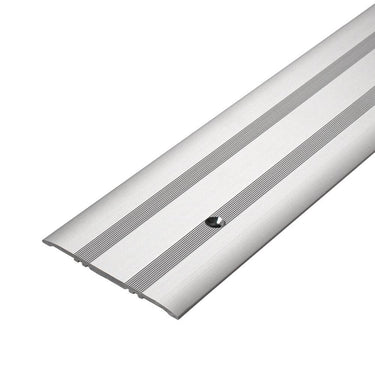 Abdeckprofil für Bewegungsfugen Länge 2500 mm/ Breite 60 mm Aluminium silber eloxiert einseitig gebohrt