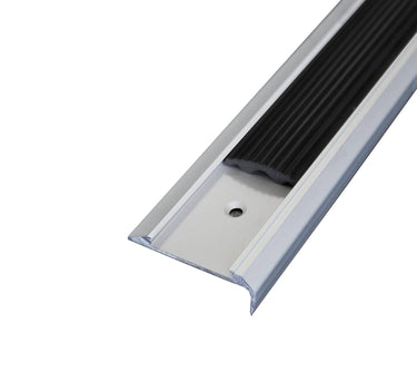 Treppenprofil Aluminium eloxiert silber Breite 45 mm, Höhe 12 mm, Länge 250 cm