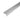 Kantenschutzprofil Aluminium eloxiert silber Breite 25 mm, Höhe 10 mm, Länge 270 cm