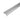 Kantenschutzprofil Aluminium eloxiert silber gebohrt Breite 40 mm, Höhe 20 mm, Länge 270 cm