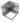 Balkonwinkelprofil Edelstahl (V2A, 304) silber 80 × 75 mm