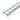 Balkonprofil Aluminium eloxiert silber 40 mm Breite 80 mm 300 cm