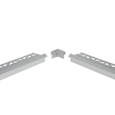 Innenecke für Balkon-Tropfkantenprofil Aluminium pulverbeschichtet anthrazitgrau RAL 7016, 1 Stück