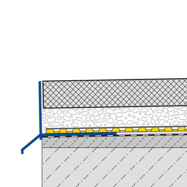 Balkonwinkelprofil Aluminium pulverbeschichtet anthrazitgrau RAL 7016, Höhe 95 mm, Länge 300 cm