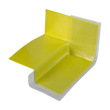 3D-Dichtecke links selbstklebend Polyethylen gelb 10 Stück