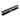 Designabdeckung Penta Edelstahl V2A strukturbeschichtet schwarz matt (RAL 9005) Länge 80 cm