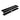 Designabdeckung Doubleface Edelstahl V2A strukturbeschichtet schwarz matt (RAL 9005) Länge 90 cm