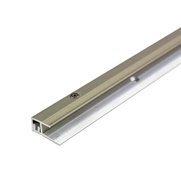 Wandanschlussprofil Aluminium eloxiert titan Länge 270 cm für Parkett-, Laminat-, Teppich- und Designbeläge