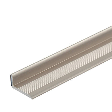 Anpassungsprofil Aluminium eloxiert titan selbstklebend Breite 20 mm, Höhe 10 mm, Länge 270 cm