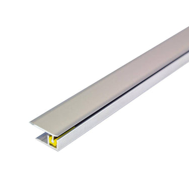 Bodenbelags-Abschlussprofil Aluminium eloxiert titan, Länge 270 cm