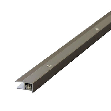Bodenbelags-Abschlussprofil Aluminium eloxiert titan, Höhe 7 mm, Länge 270 cm