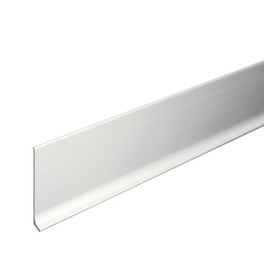 Sockelprofil Aluminium eloxiert silber 40 mm, Länge 250 cm