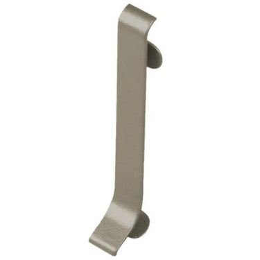 Verbinder für Sockelprofil Metalldruckguss eloxiert titan 80 mm 2 Stück