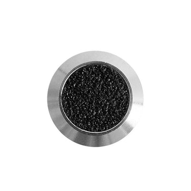 Taktile Noppe Edelstahl V4A aqua-safe schwarz 3,5 mm 1 Stück für taktile Bodenindikatoren und Orientierungssysteme